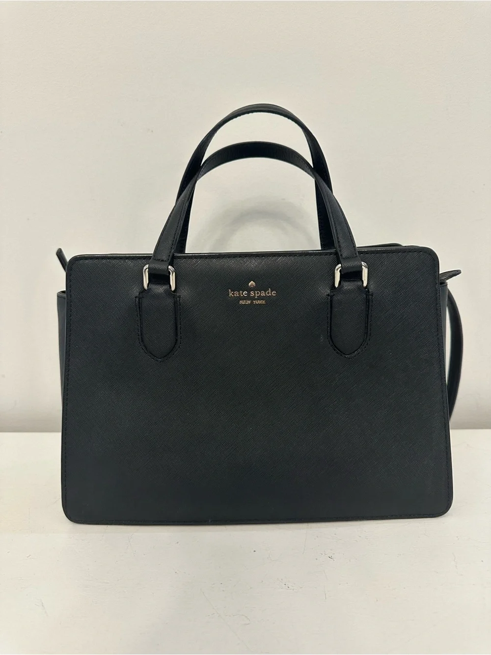 Kate Spade Black Laurel Way Reese Satchel & Wallet